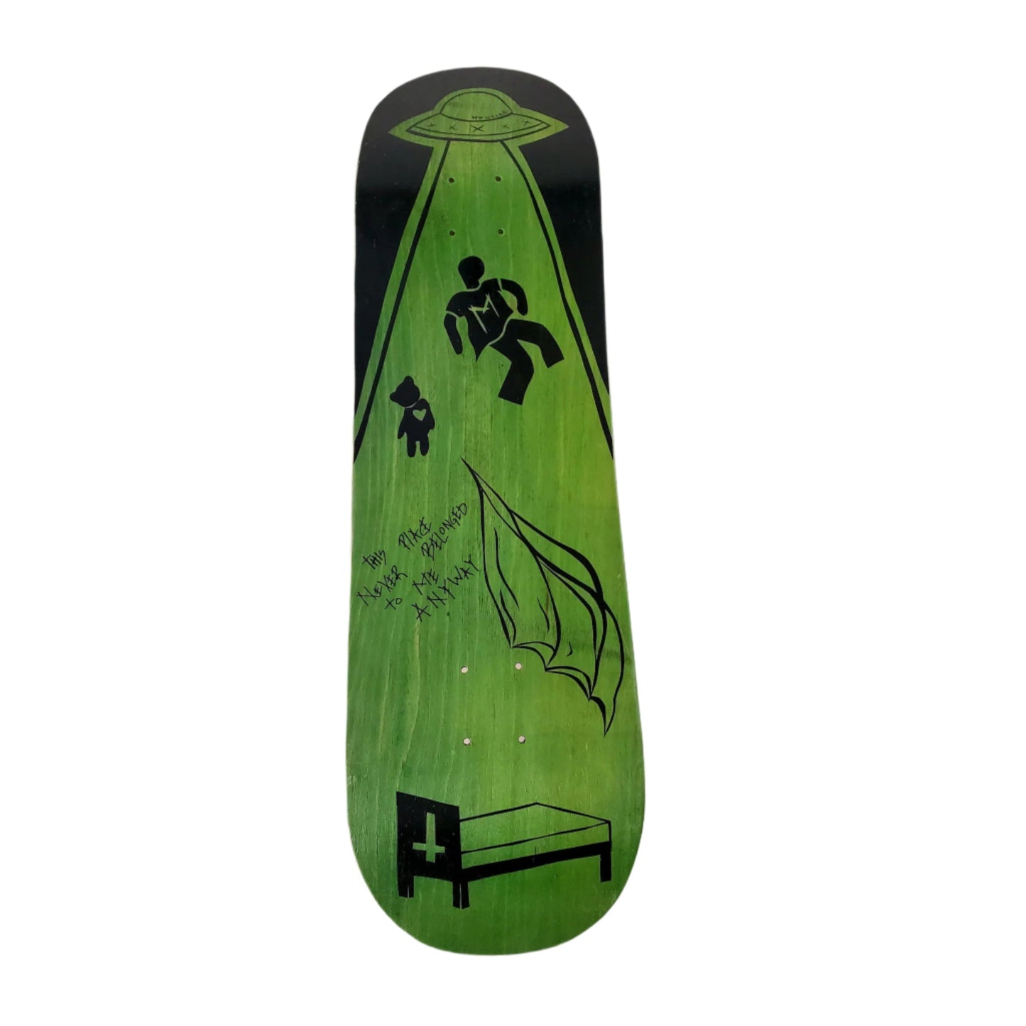 Oasis Skateboard Factory x Monstra - "UFO" Artist-Made Skateboard Deck