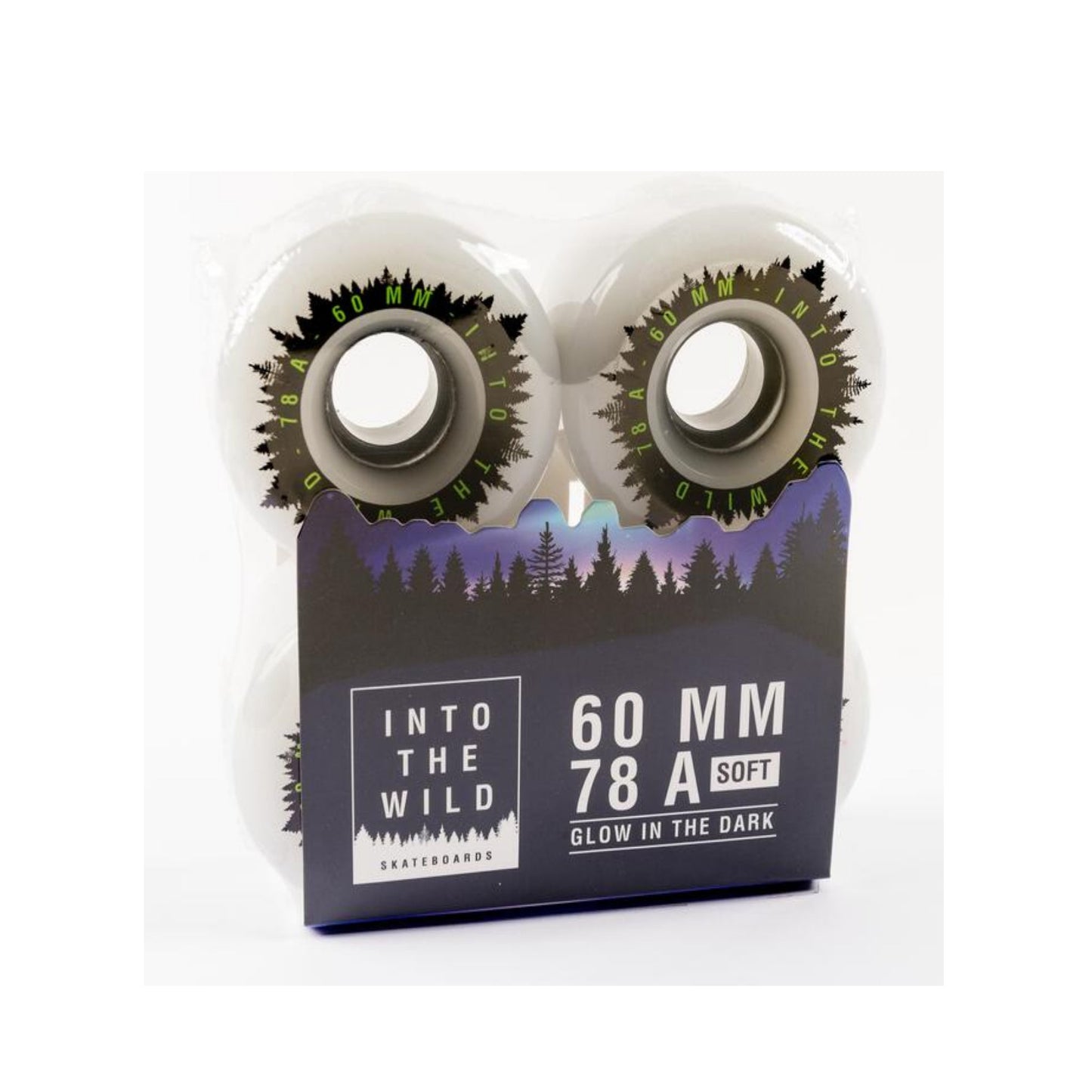 INTO THE WILD - Glow in the Dark Cruiser Wheels - 60mm 78a
