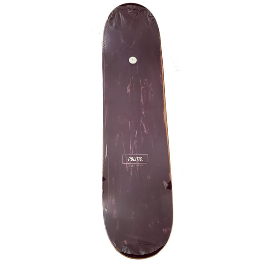 Politic - "Team Palm Tree" - Skateboard Deck - 8.0"