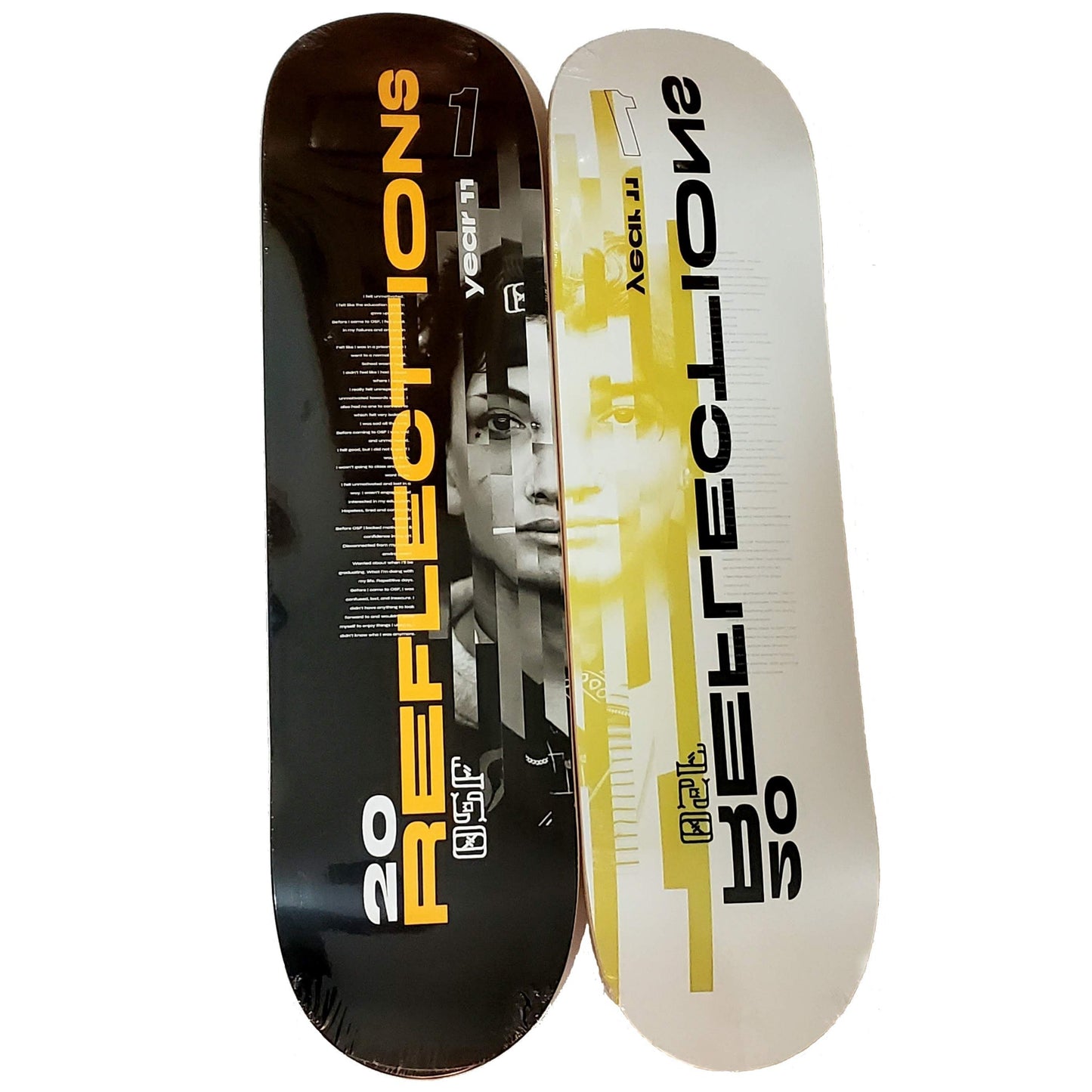 Oasis Skateboard Factory - 2 Deck Set - "Reflections, Year 11"