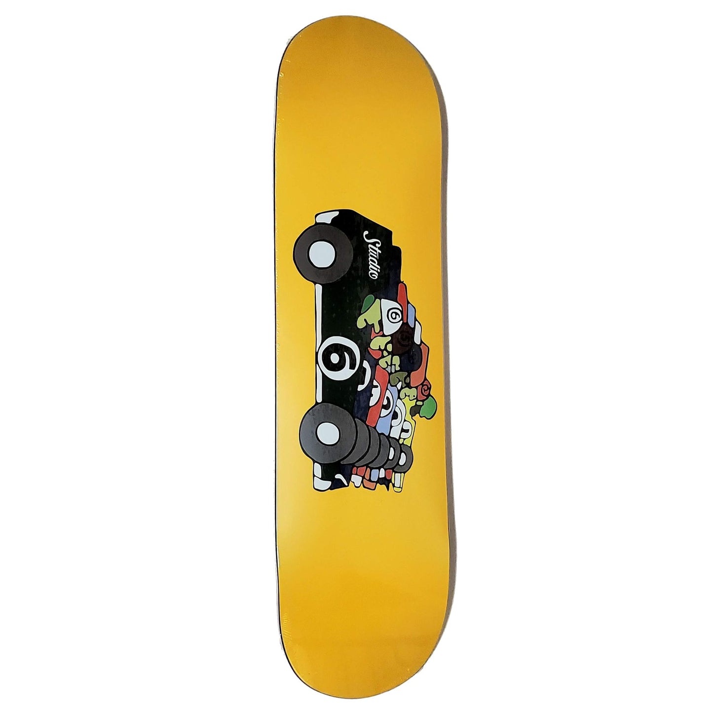 Studio - "Race Cars" - Skateboard Deck - 8.0"