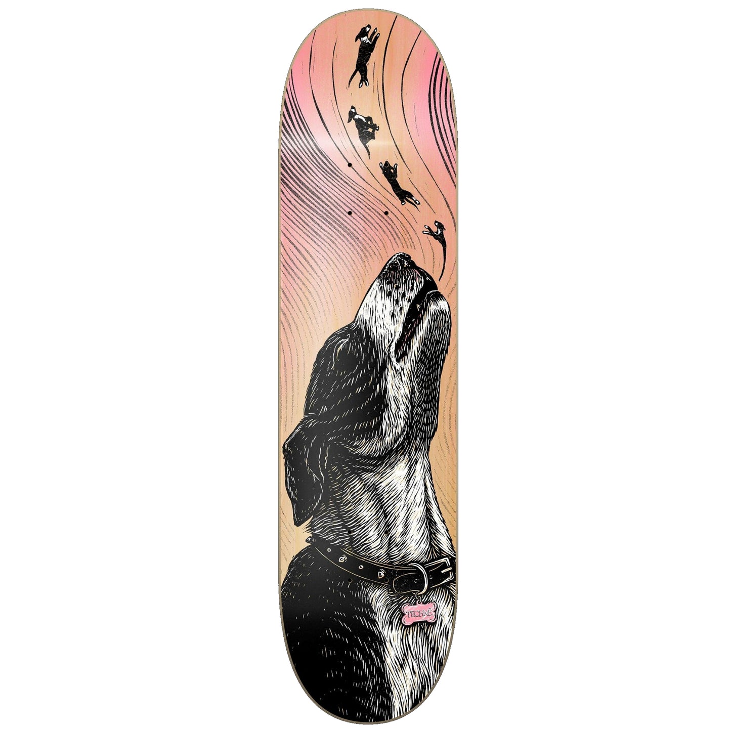 Technê - "Howl" - Skateboard Deck - 8.25"