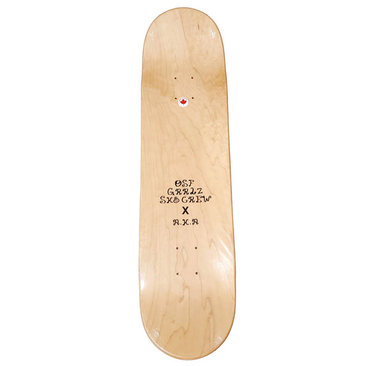 Oasis Skateboard Factory x GRRLZ SK8 Crew - Skateboard Deck - 8.25"