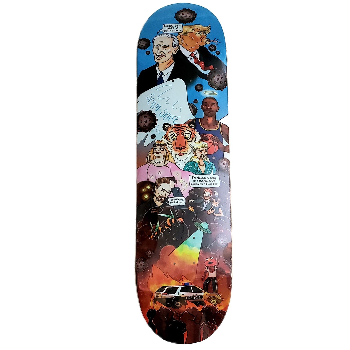 Scam Skates x Alex Plante - "Chaos 2020" - Skateboard Deck
