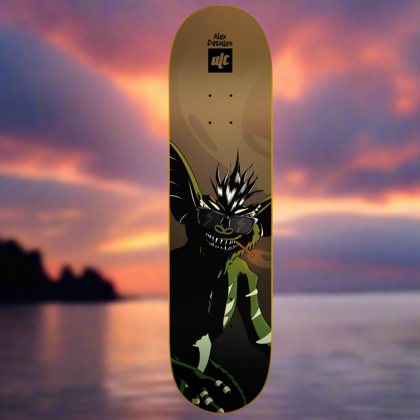 ULC - "Gambler" - Skateboard Deck - 8.5"