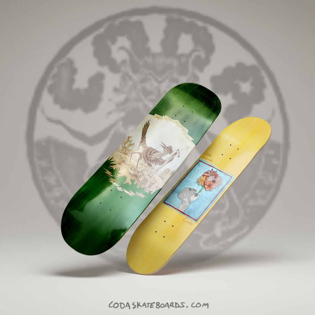 Coda Skateboards at artondeck.com