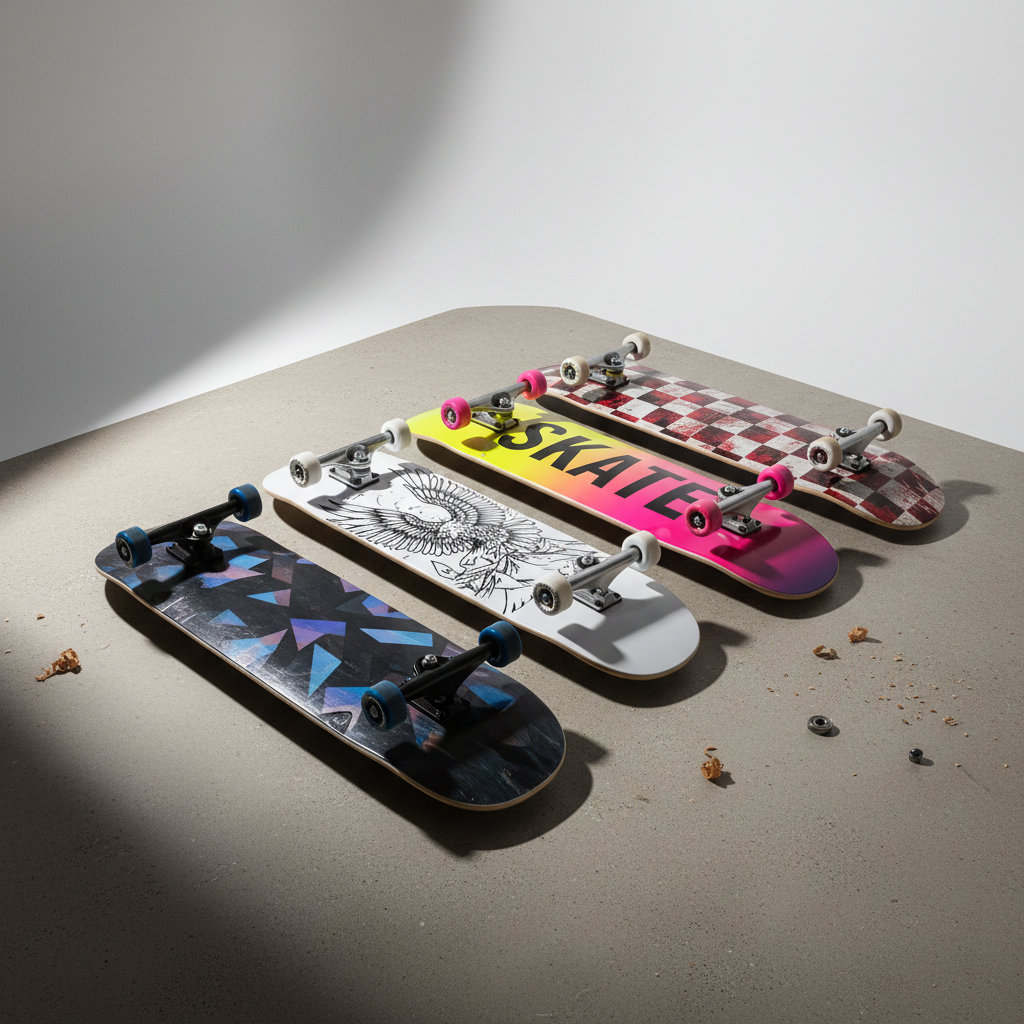 Complete Assembled Skateboards at artondeck.com