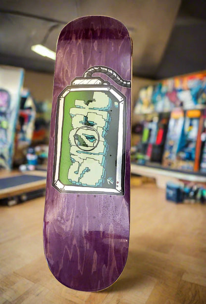 SNACK - "Arcade" - Skateboard Deck - 8.5"