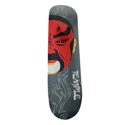 Temple - "Red Mask" - Skateboard Deck - 8.0"