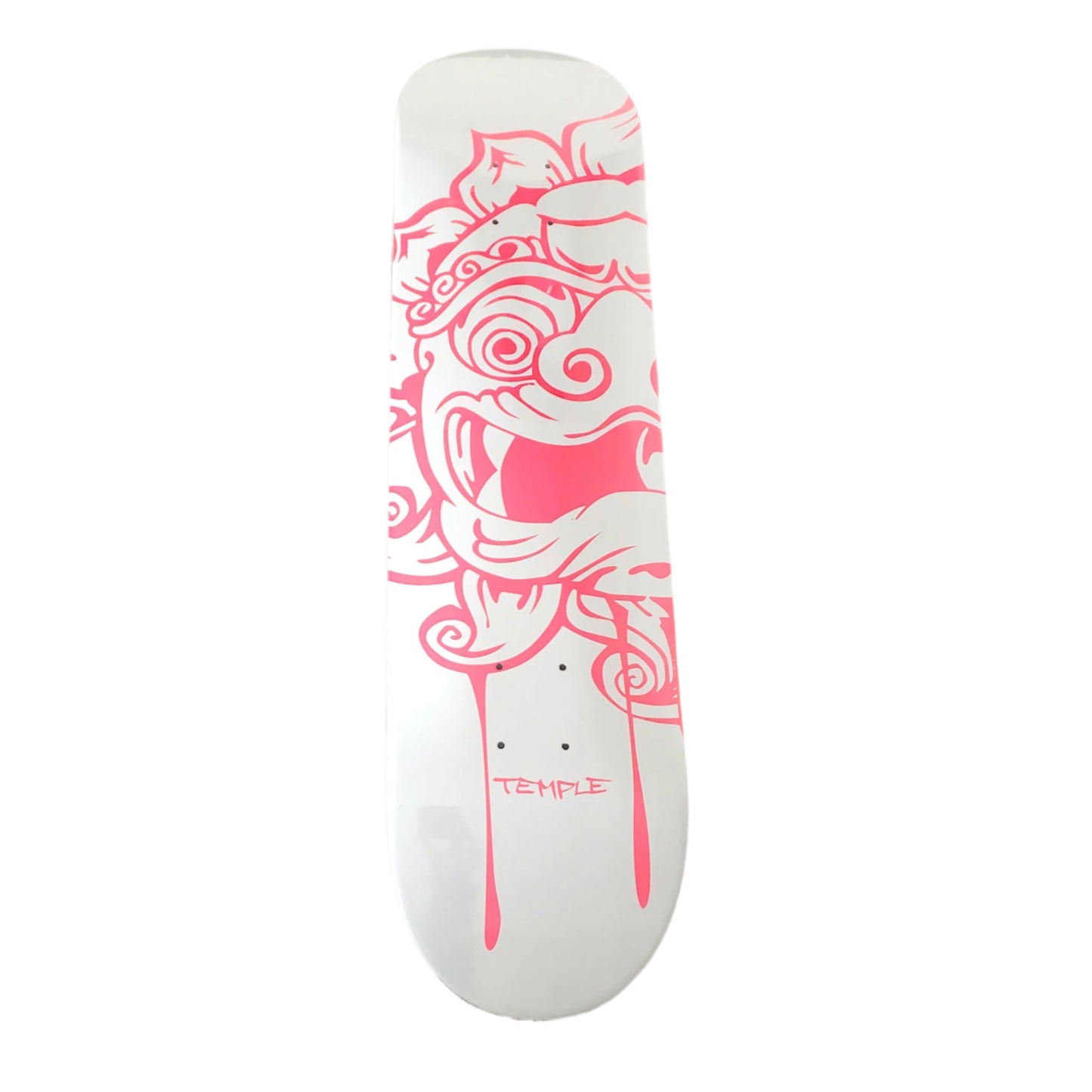 Temple - "Pink Dragon" - Skateboard Deck - 7.75" (Wall Decor)