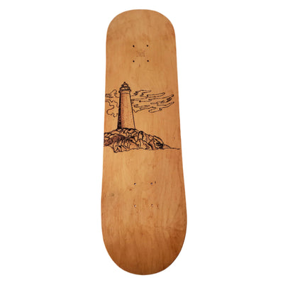 Oasis Skateboard Factory "Lighthouse" Artist-Made Skateboard Deck