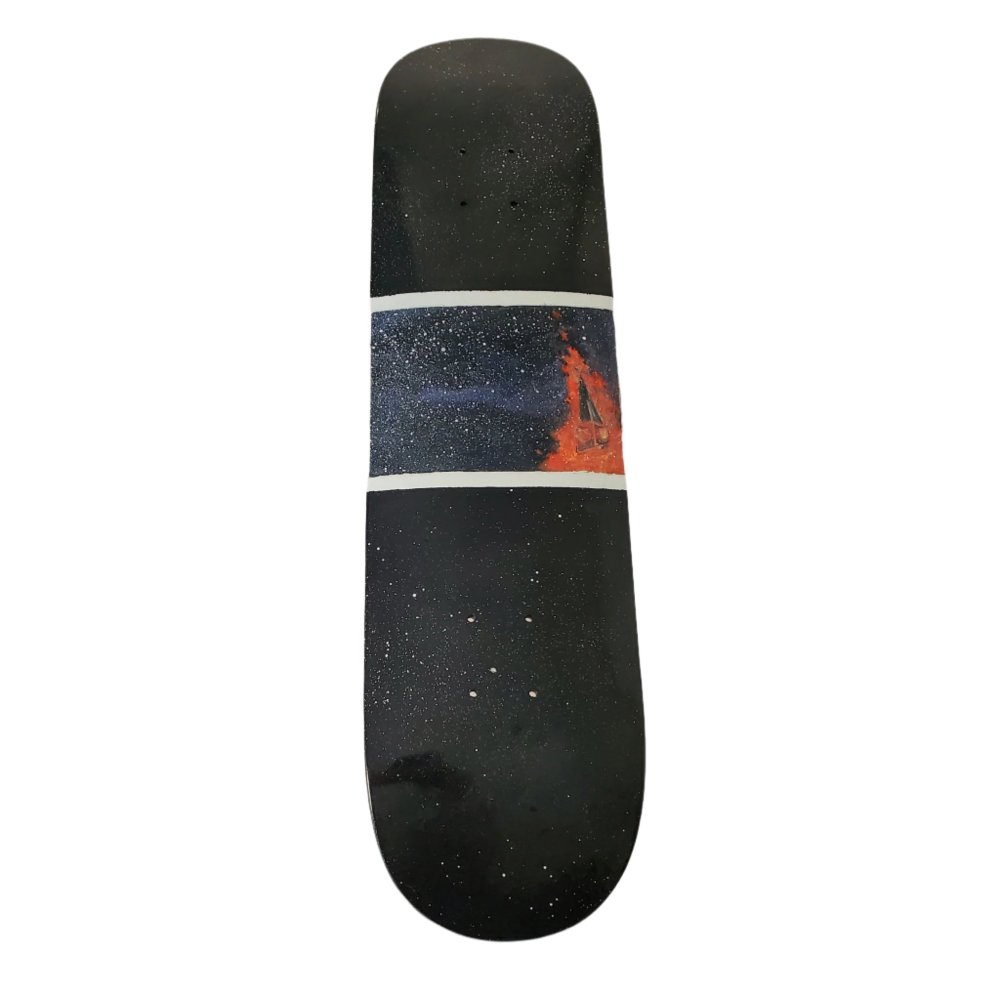 Contrapposto Magnetics Fire Sail Artist-Made Skateboard Deck - Hand ...