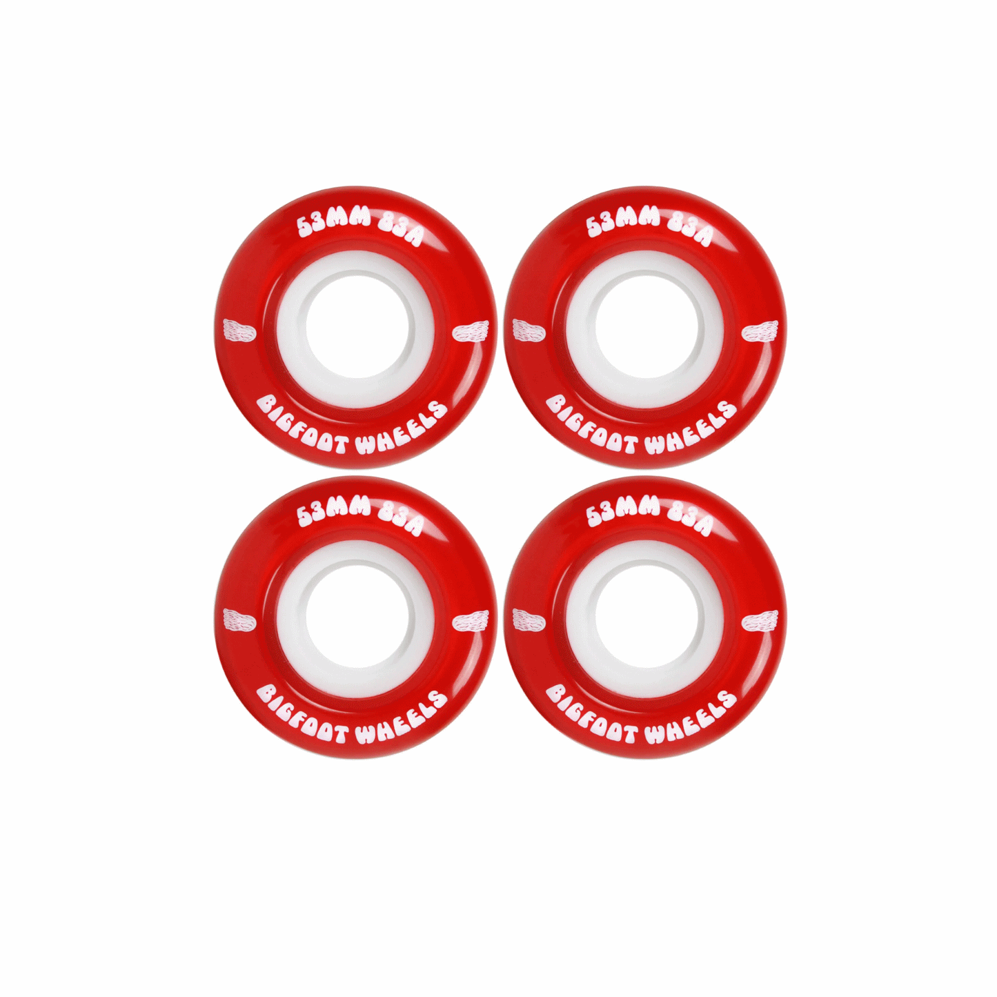 BIGFOOT - Skateboard Cruiser Wheels - 53mm 83a