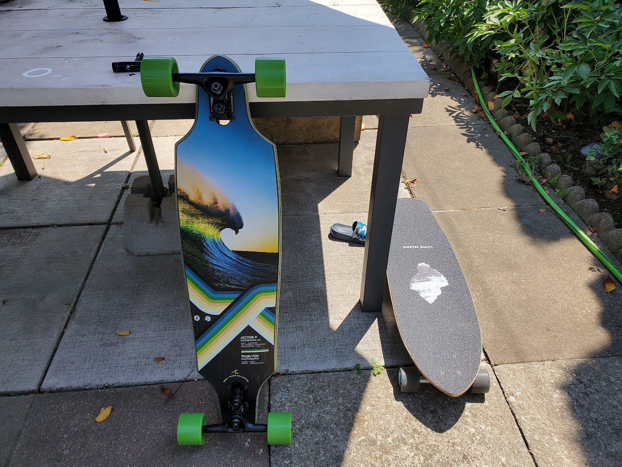 Sector 9 - "Roundhouse Roll" - Hybrid Longboard Surfskate Complete - 34"