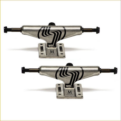 SILVER M-CLass Skateboard Trucks (Set of 2)