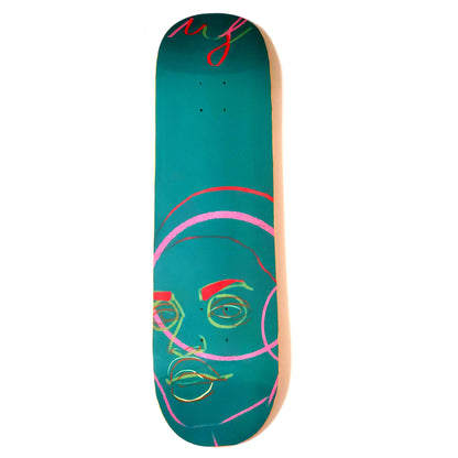 Oasis Skateboard Factory x Magic Forte "Aqua" - Artist-Made Skateboard Deck