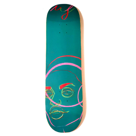 Oasis Skateboard Factory x Magic Forte "Aqua" - Artist-Made Skateboard Deck