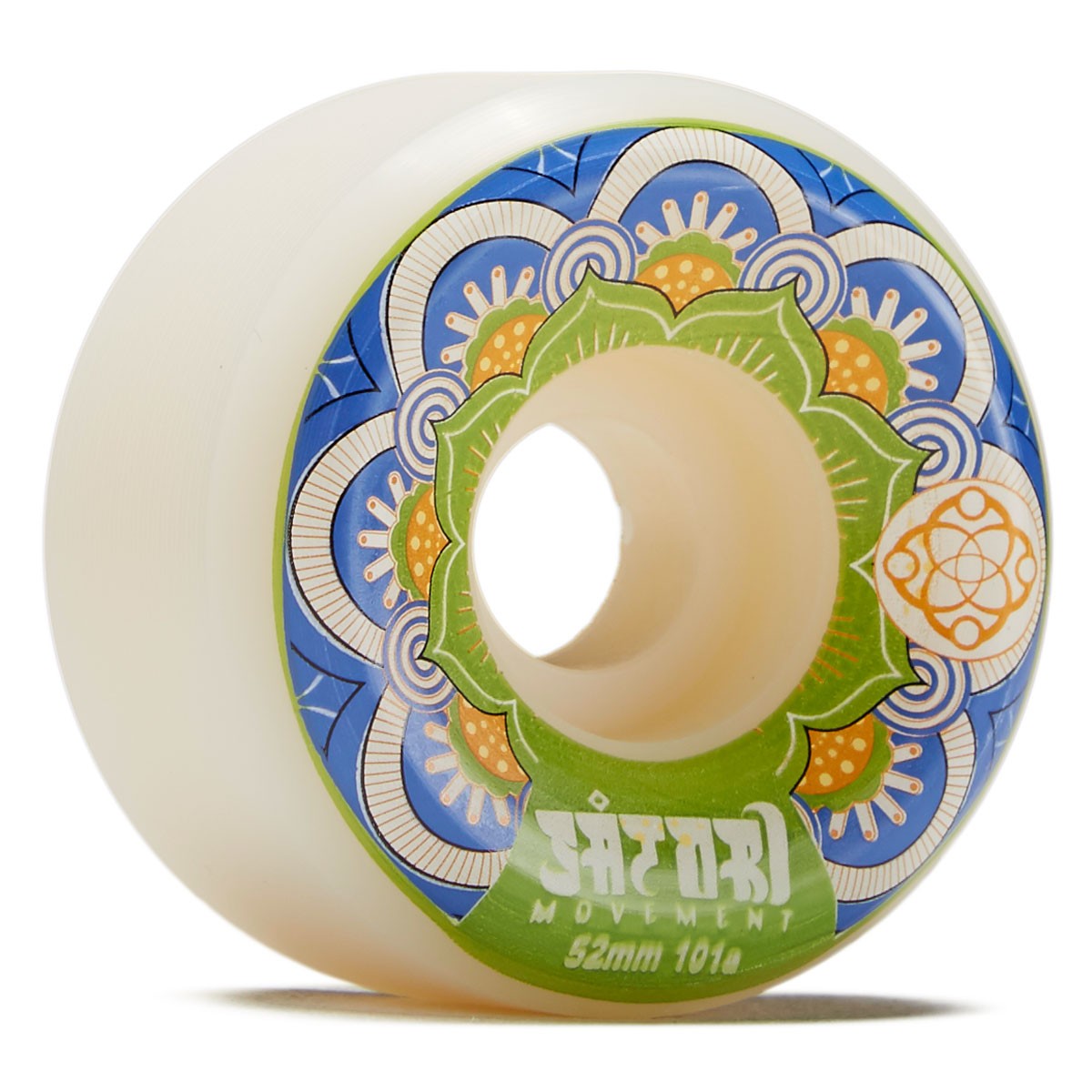 Satori - Mandala Blue Skateboard Wheels - 52mm