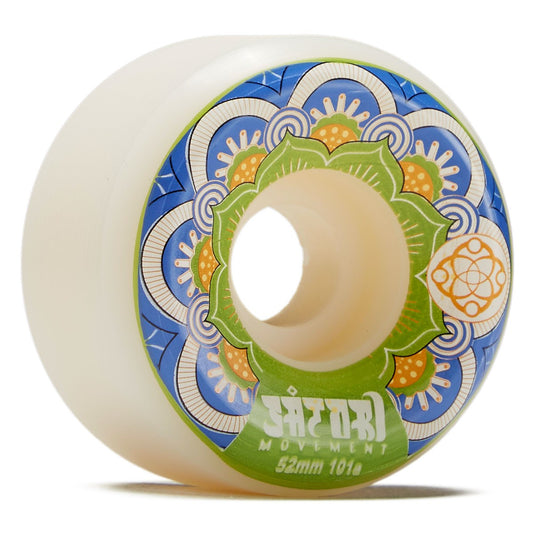 Satori - Mandala Blue Skateboard Wheels - 52mm