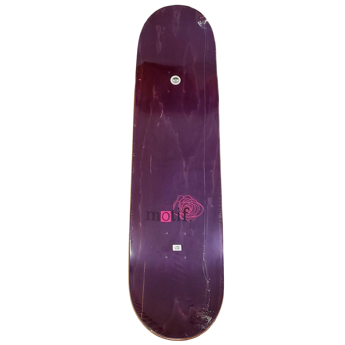The Motif Brand - "Roses Pink" - Skateboard Deck - 8.375" - Scuff