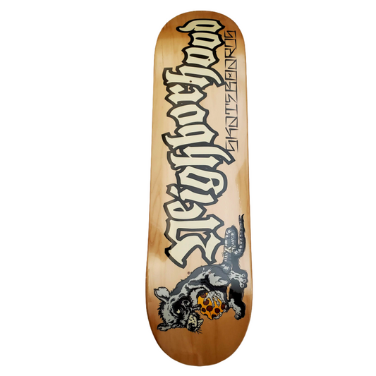 Neighborhood - "Pizza Rat" - Skateboard Deck - 8.25"