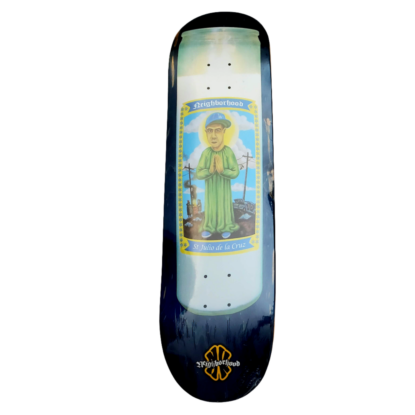 Neighborhood - "Saint Julio" - Skateboard Deck (PS Stix)