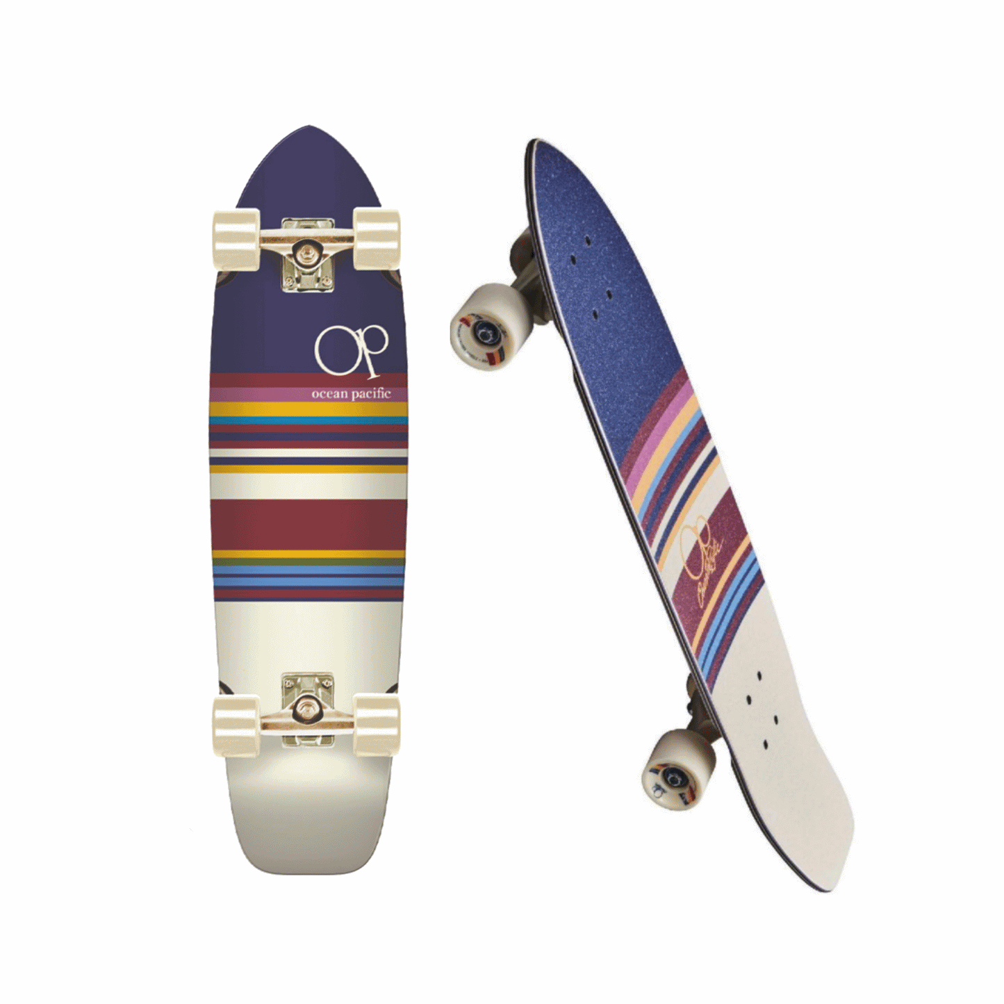 Ocean Pacific - Complete Swell Cruiser Skateboard - 8.25" x 31"