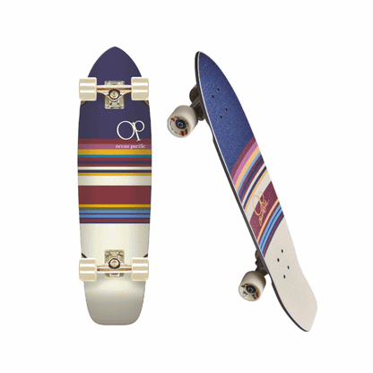 Ocean Pacific - Complete Swell Cruiser Skateboard - 8.25" x 31"