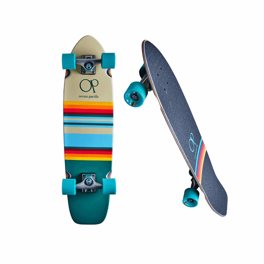 Ocean Pacific - Complete Swell Cruiser Skateboard - 8.25" x 31"
