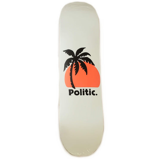 Politic - "Team Palm Tree" - Skateboard Deck - 8.0"