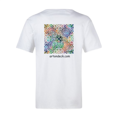 Art on Deck x Sandy Richter "Mandala" T-Shirt in White - XL