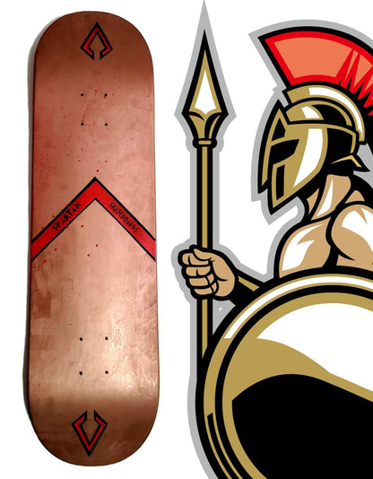 Oasis Skateboard Factory x Spartan "Galley" - Artist-Made Skateboard Deck