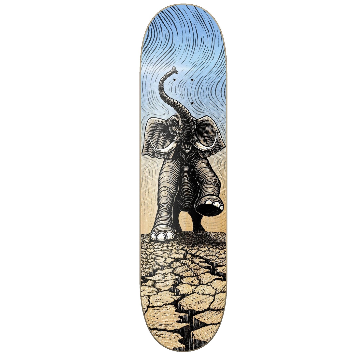 Technê - "Seismic" - Skateboard Deck - 8.0"