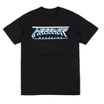 THRASHER - "Future Logo" - Short Sleeve Shirt - Black w/ Logo