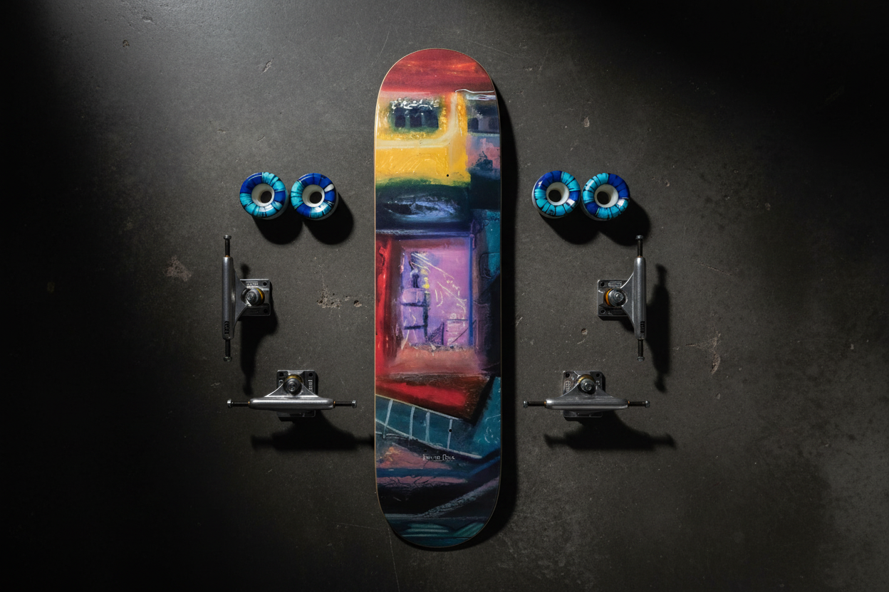 Art on Deck Complete Skateboard Setup Bundle - Griptape included