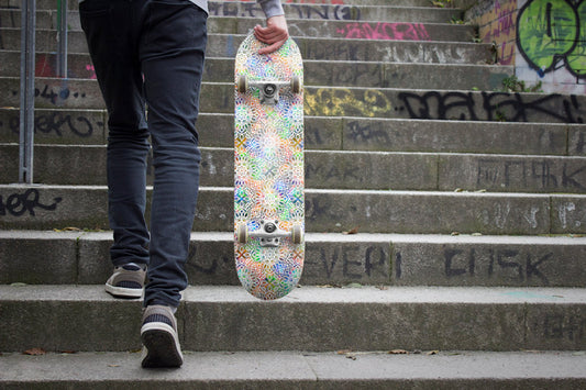 Art on Deck (AOD) x Sandy Richter - "Mandala" - Skateboard Deck - 8.0"