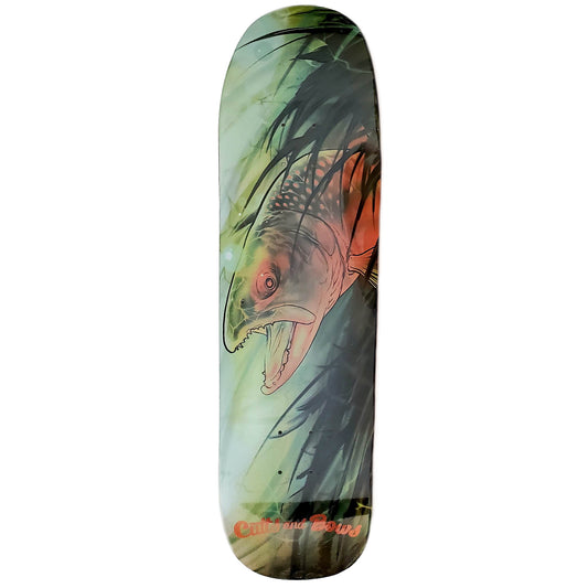 Cutts and Bows - "Bull Trout" - Cruiser Skateboard Deck - 8.7"