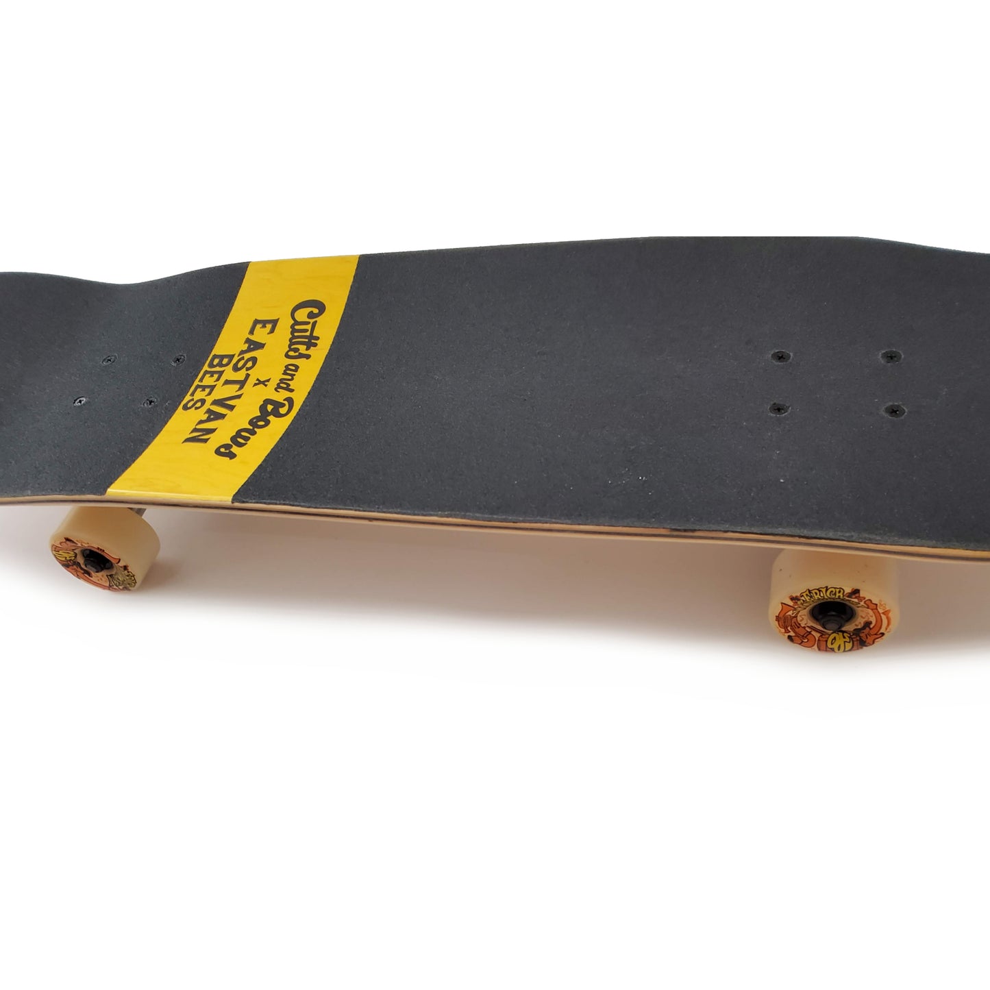 Cutts & Bows x East Van Bees - Custom Complete Cruiser Skateboard - 9.12"
