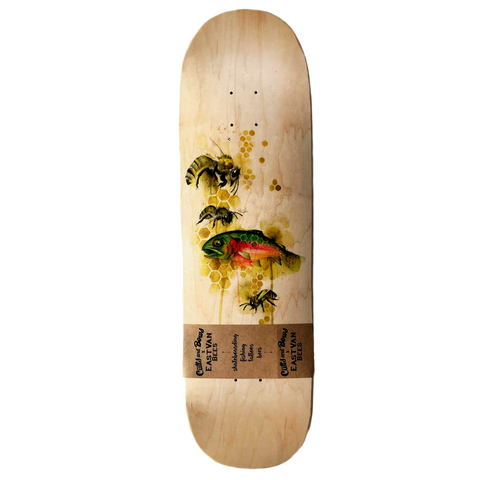 Cutts & Bows x East Van Bees Cruiser Skateboard Deck - 9.12"