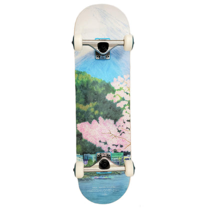 Pâle x Maude Lefebvre - "Mount Fuji" - Custom Complete Skateboard - 8.5"