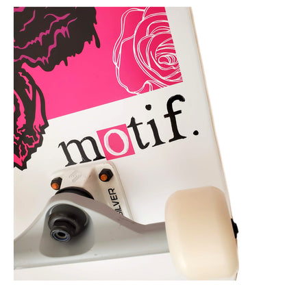The Motif Brand - "Roses" - Custom Complete Skateboard - 8.25"