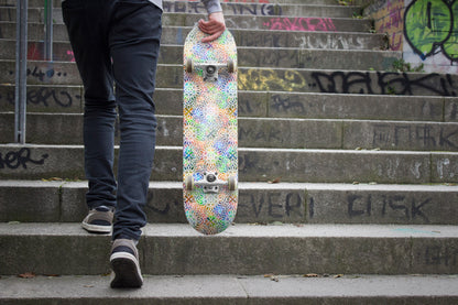 Art on Deck (AOD) x Sandy Richter - "Mandala" - Custom Complete Skateboard- 8.0"